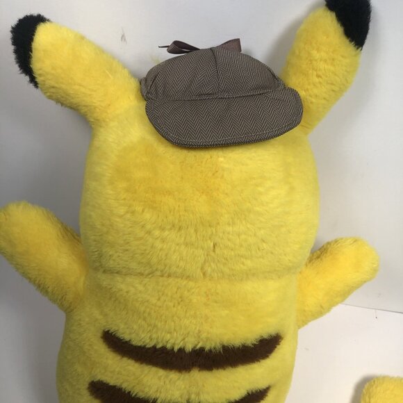 Pokemon DETECTIVE PIKACHU 14” Plush Stuffed Toy by Wicked Cool Toys - Picture 5 of 7